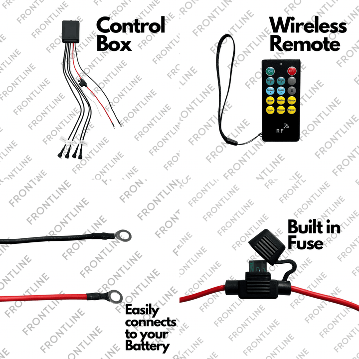 10 Row Wheel lights Wiring