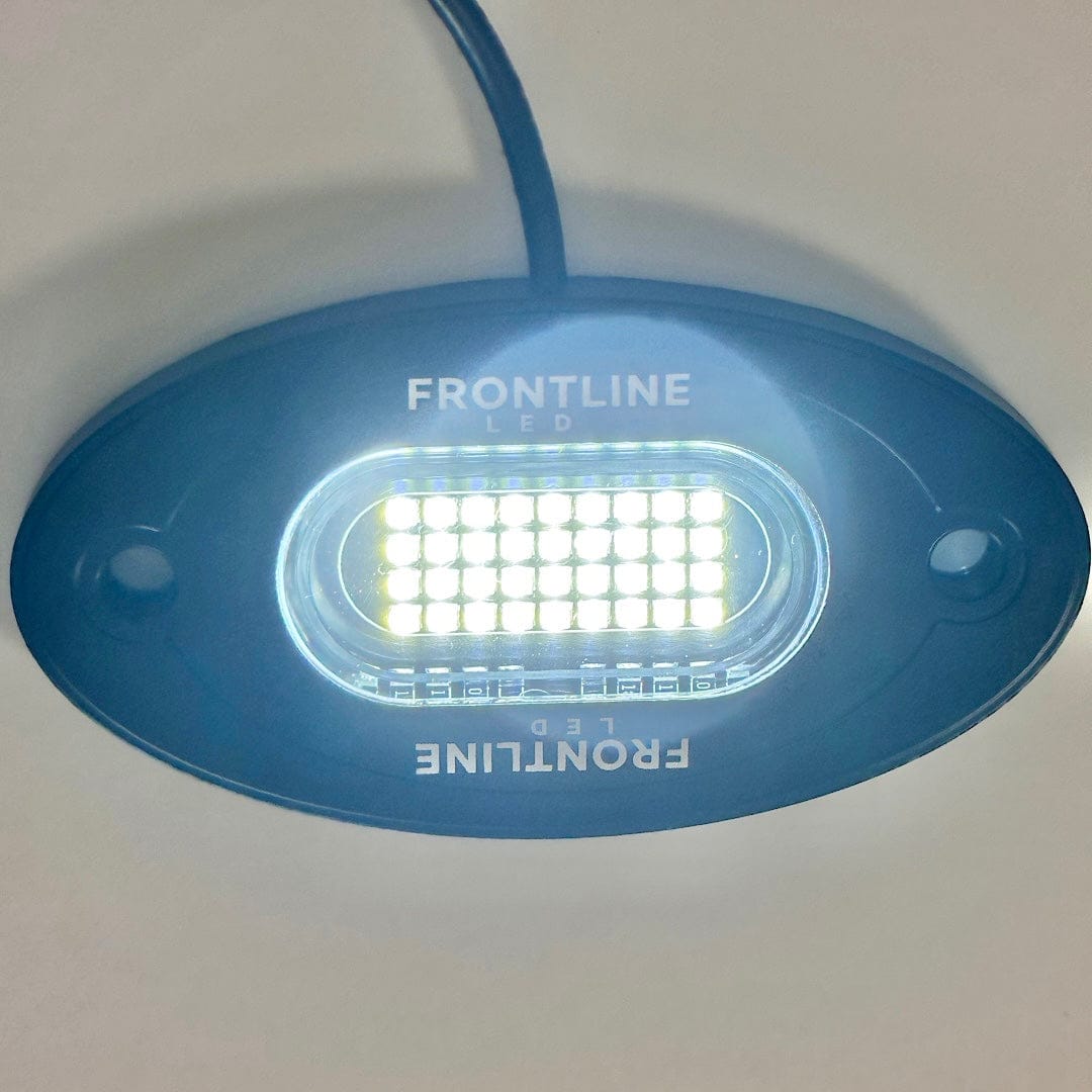 Rock Lights For Trucks, 36 LED Pure White Rock Lights, Frontline LED