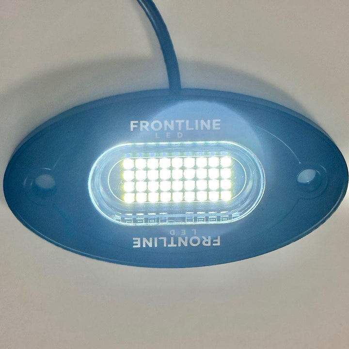 Rock Lights For Trucks, 36 LED Pure White Rock Lights, Frontline LED